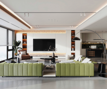 Modern A Living Room-ID:441669946