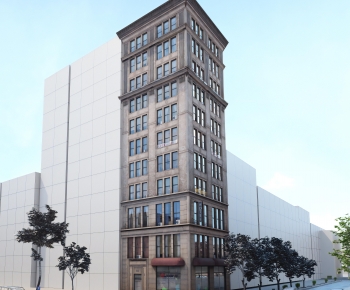 European Style Appearance Of Commercial Building-ID:123923065