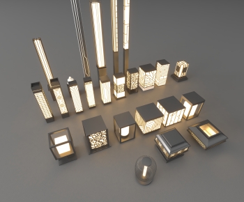 New Chinese Style Outdoor Light-ID:262187001