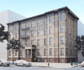 European Style Appearance Of Commercial Building-ID:978487011