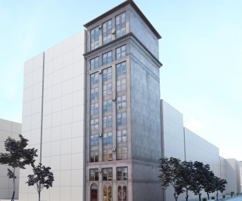 European Style Appearance Of Commercial Building-ID:547297958