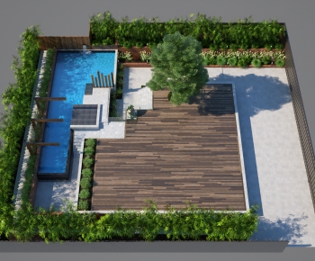 Modern Courtyard/landscape-ID:951042897