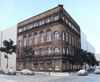 European Style Appearance Of Commercial Building-ID:772073037