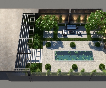 Modern Courtyard/landscape-ID:373521093