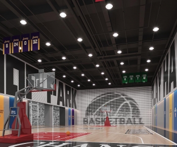 Industrial Style Basketball Arena-ID:687336922