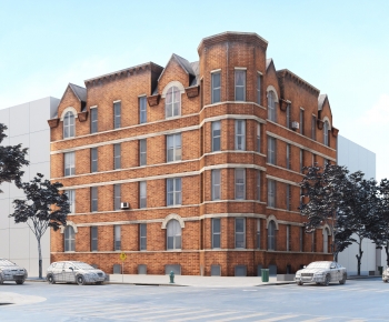 European Style Appearance Of Commercial Building-ID:564694889