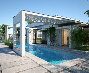 Modern Courtyard/landscape-ID:492089038