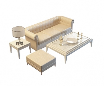 European Style Sofa Combination-ID:668976075