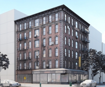 European Style Appearance Of Commercial Building-ID:345855005