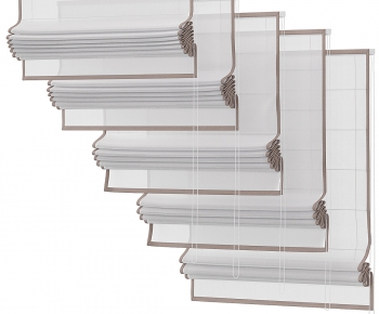 New Chinese Style Roman Curtain-ID:690493111
