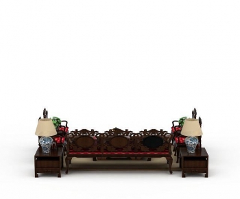 Chinese Style Sofa Combination-ID:359771972