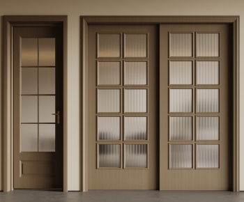 French Style Sliding Door-ID:985810044