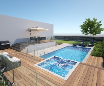 Modern Courtyard/landscape-ID:512022974