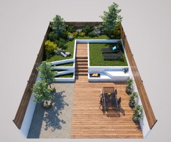 Modern Courtyard/landscape-ID:431582935