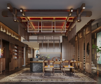 New Chinese Style Tea House-ID:925390796