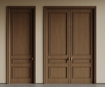 Simple European Style Double Door-ID:863486056