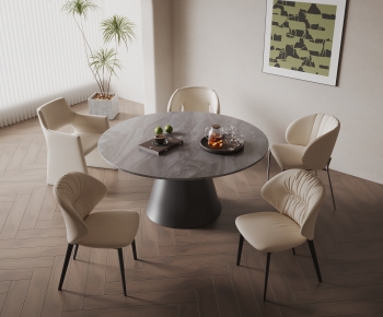 Modern Dining Table And Chairs-ID:805449599