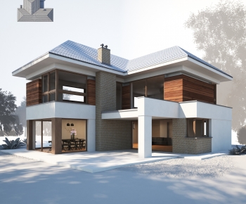 Modern Detached Villa-ID:457796105