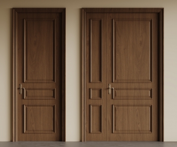 Modern Unequal Double Door-ID:114700081