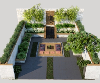 Modern Courtyard/landscape-ID:277534017