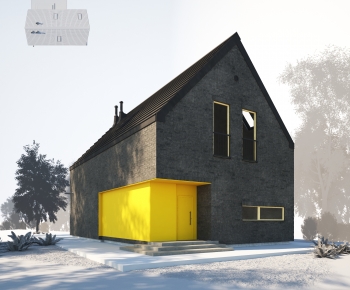 Modern Detached Villa-ID:698757897