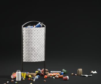 Modern Trash Can-ID:382421043