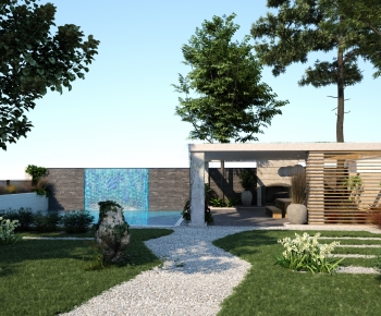 Modern Courtyard/landscape-ID:704336886