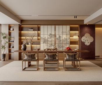 New Chinese Style Tea House-ID:960489995