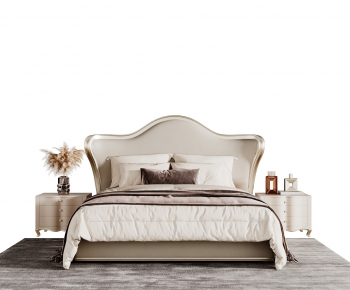 European Style Double Bed-ID:957429891