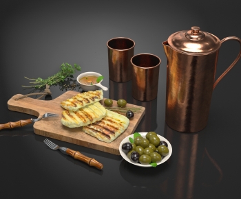 Modern Bread Cake-ID:668791064