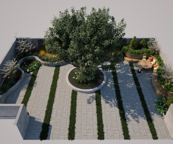 Modern Courtyard/landscape-ID:700490002