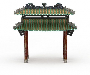 Chinese Style Decorated Archway-ID:375839953