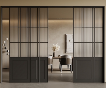 French Style Sliding Door-ID:958781005