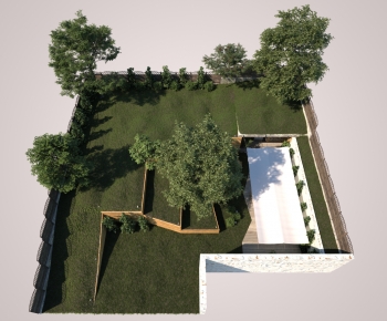 Modern Courtyard/landscape-ID:859987974