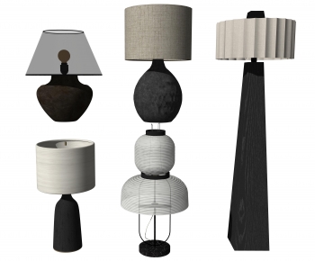 Wabi-sabi Style Table Lamp-ID:359572898