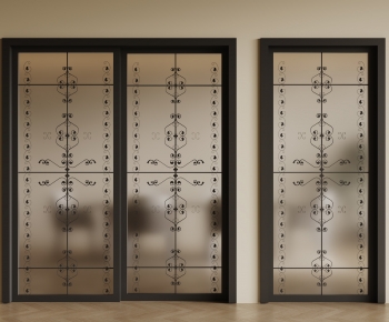 French Style Sliding Door-ID:491405965