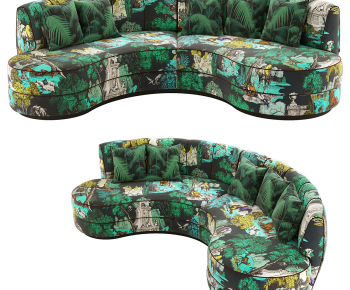 Modern Curved Sofa-ID:187534094
