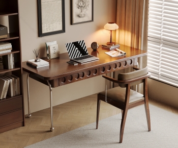 Modern Computer Desk And Chair-ID:535840992