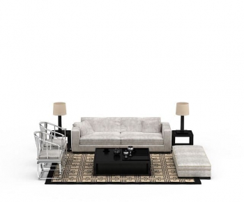 New Chinese Style Sofa Combination-ID:545223003