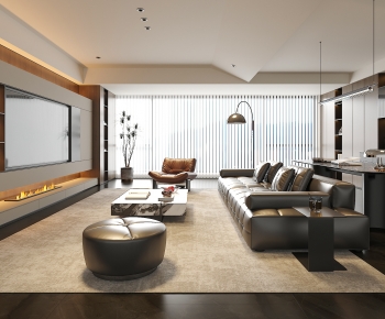Modern A Living Room-ID:983000999