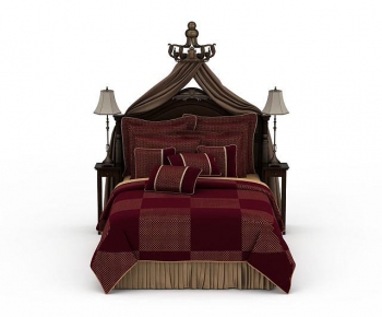 European Style Double Bed-ID:226630939