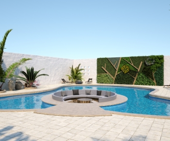 Modern Courtyard/landscape-ID:492108112