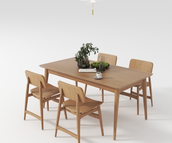 Nordic Style Dining Table And Chairs-ID:752553942