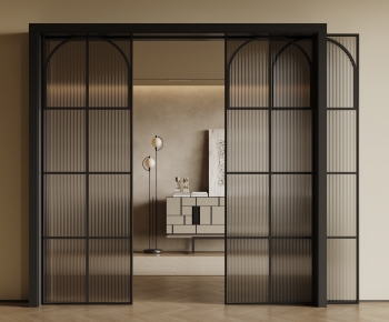 French Style Sliding Door-ID:689625982