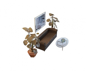 Modern A Sofa For Two-ID:981612922