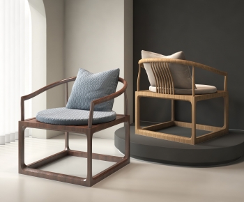 New Chinese Style Lounge Chair-ID:237386947