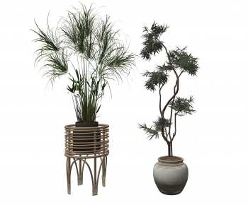 Modern Ground Green Plant Potted Plants-ID:984167101