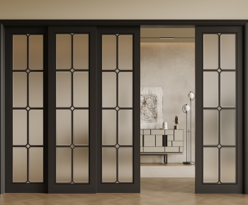 French Style Sliding Door-ID:170356998