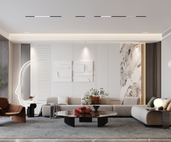 Modern A Living Room-ID:816447021