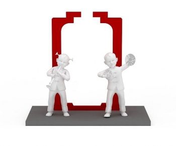 Modern Sculpture Sketch-ID:159985072